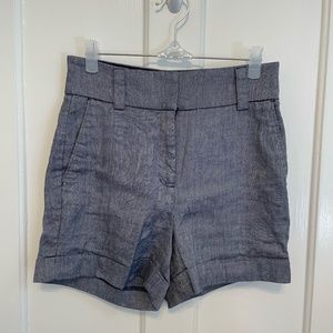 Blue business casual shorts